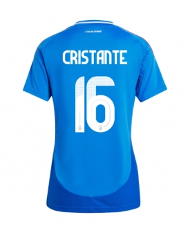 Italia Bryan Cristante #16 Maglia Gara Casa Repliche Europei 2024 Donna